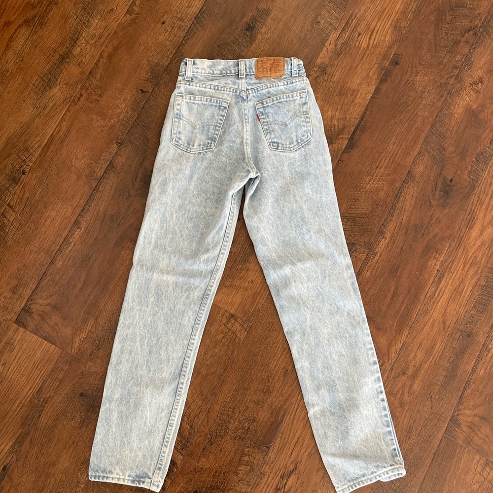 Vintage acid wash Levi’s jeans for Tiny girl